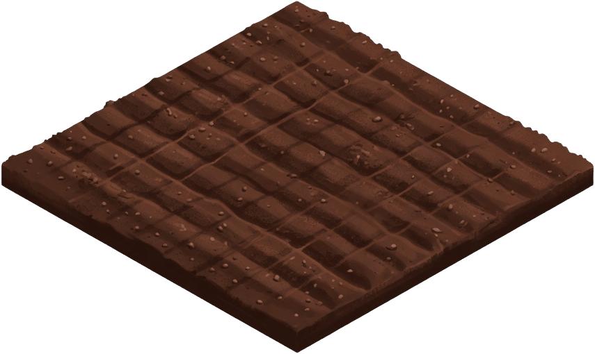 Isometric Farm Bed Dirt