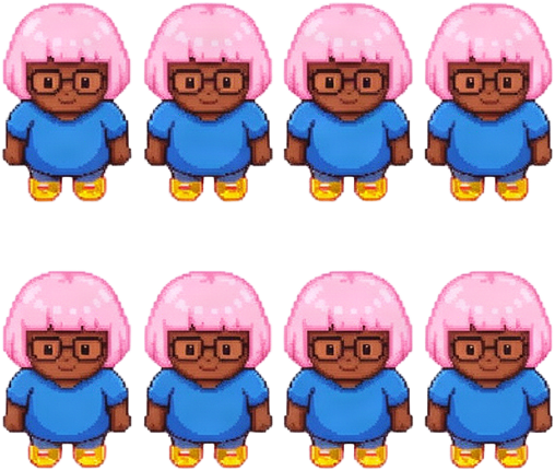 Recolor Only The Character's Illustration