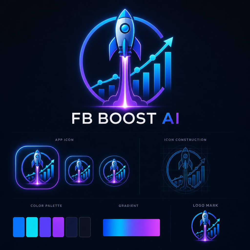 FB BOOST AI Neon Logo Kit