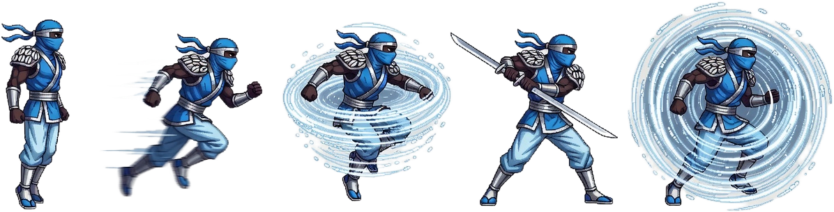 Zuberi Wind Ninja Sprite Sheet