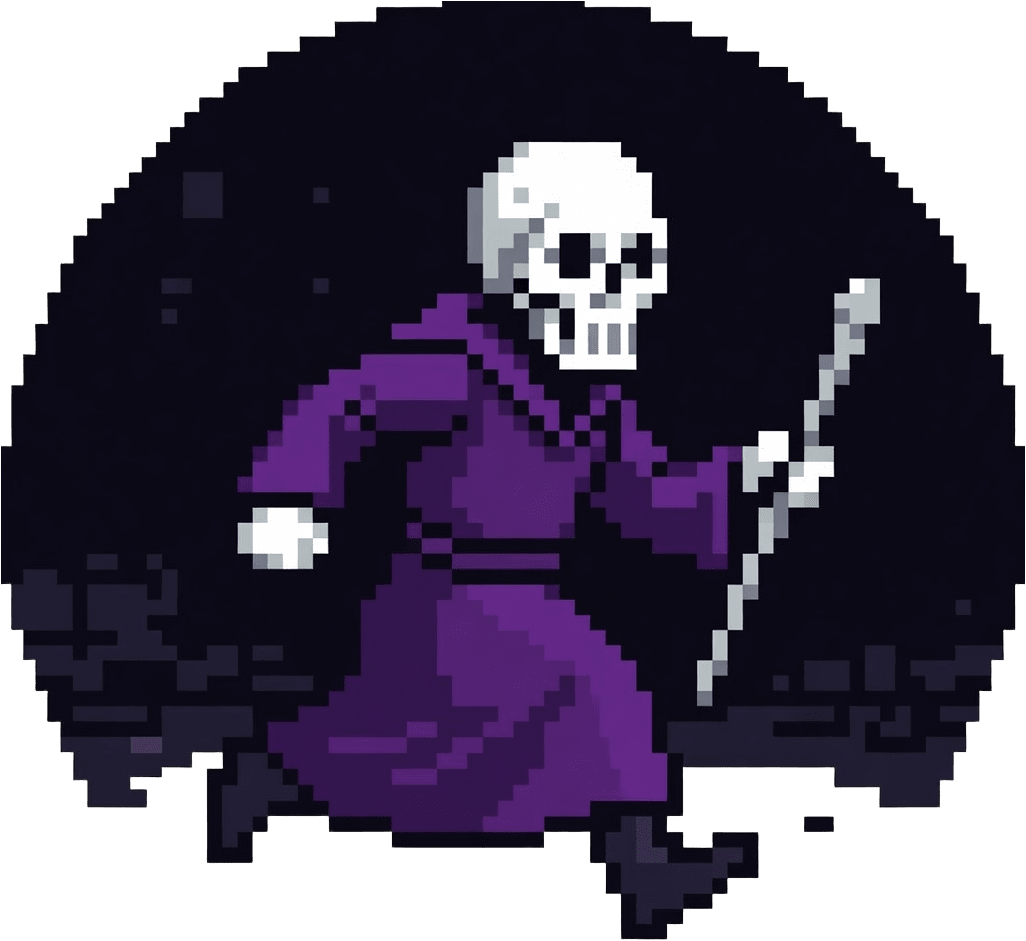 Necromancer 16x16 Run Frames (4 / 4)