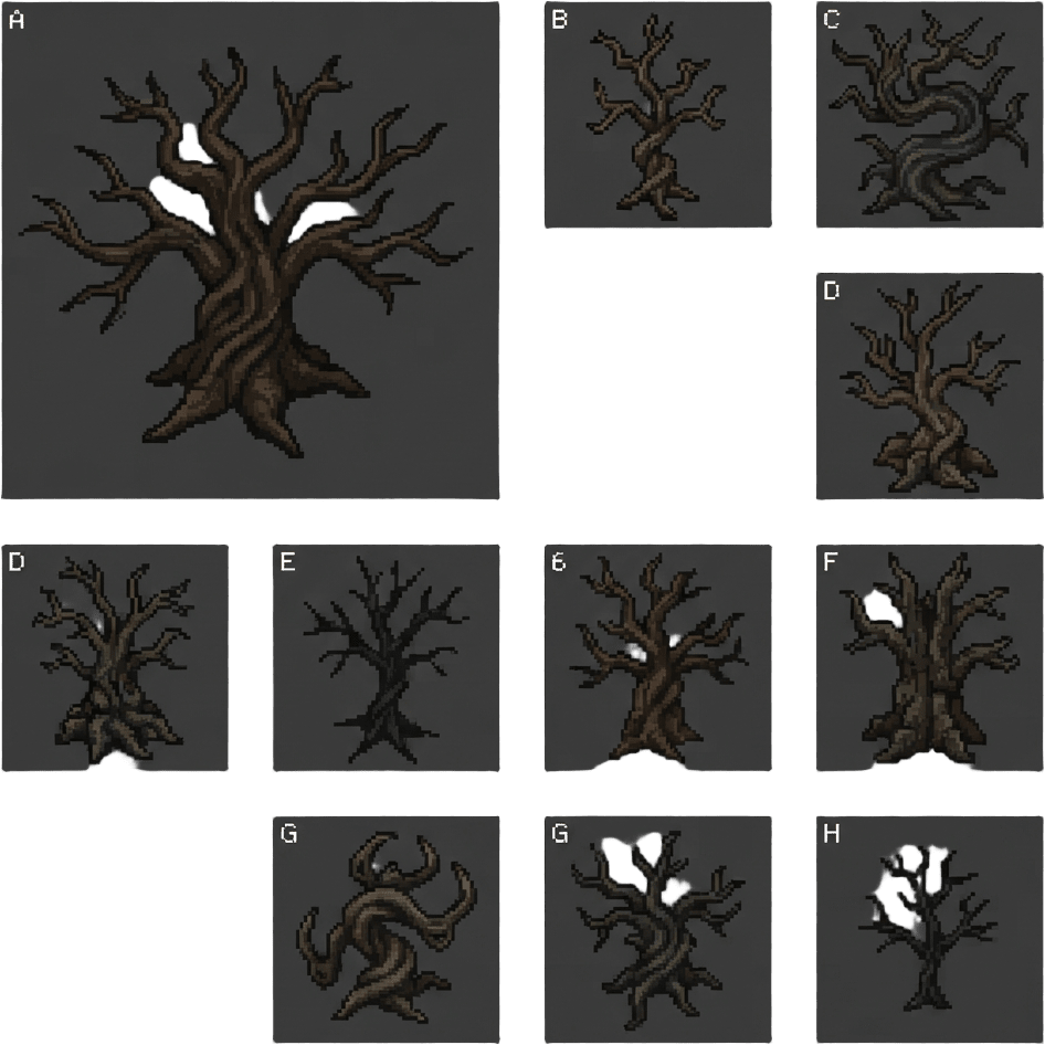 Alukard Dead Trees Sprites (1 / 3)