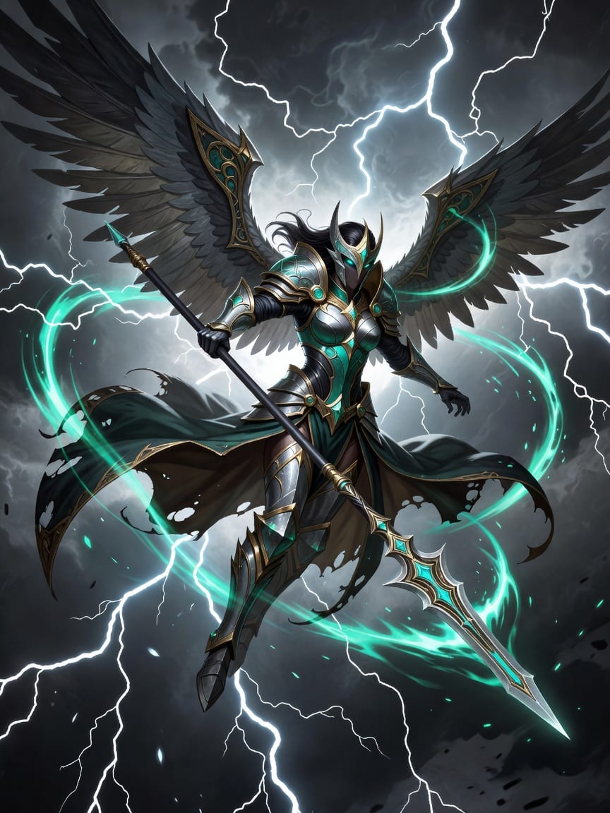 Sky Lancer Card Art