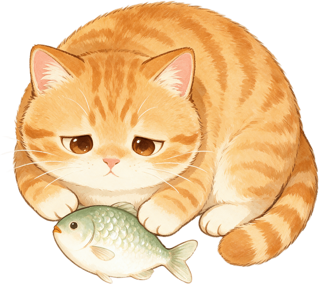 Fan Tuan - Orange Garfield Cat