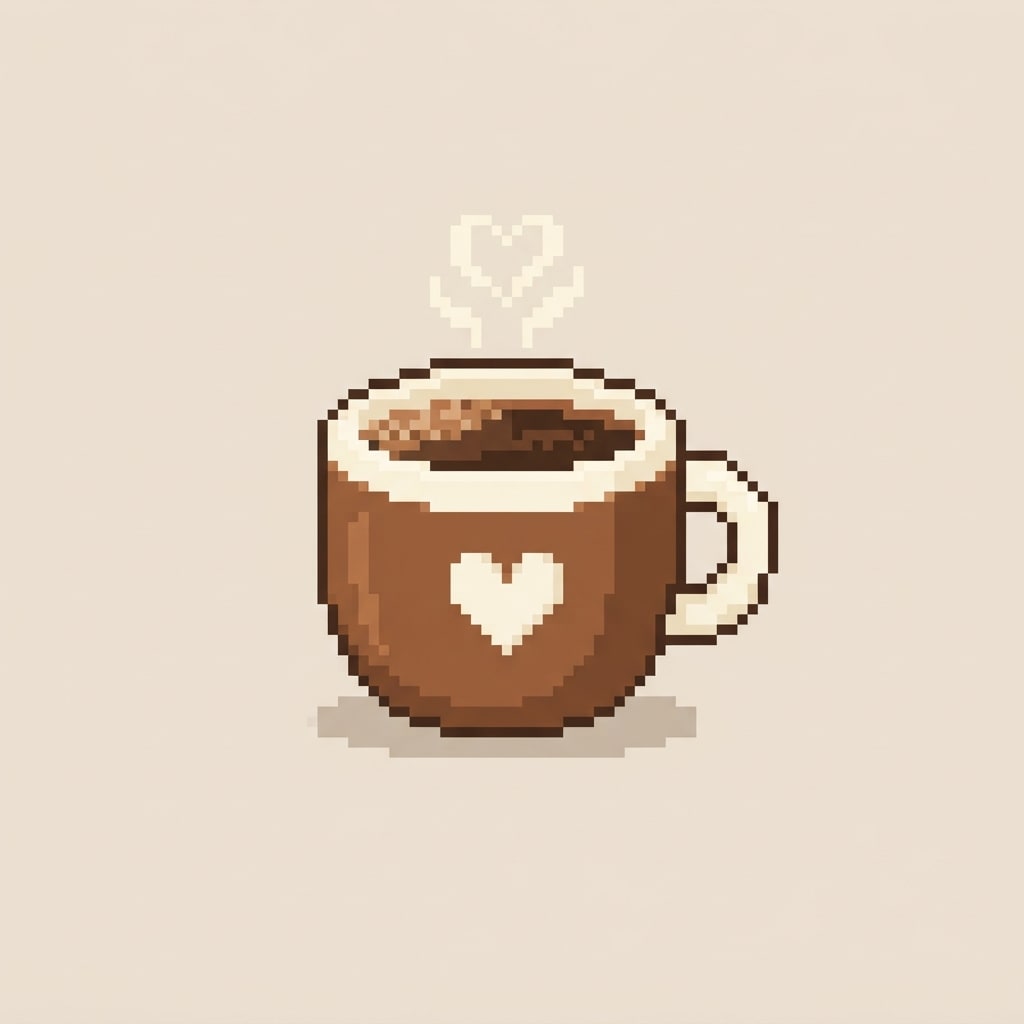 Cozy Coffee Drop Icon
