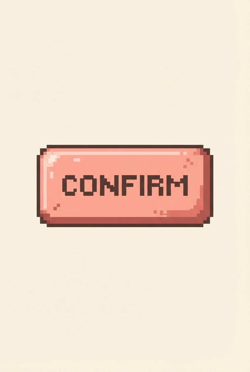 Cozy Pastel UI Button