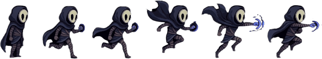 Mistbound Warden Hero Sprite Sheet