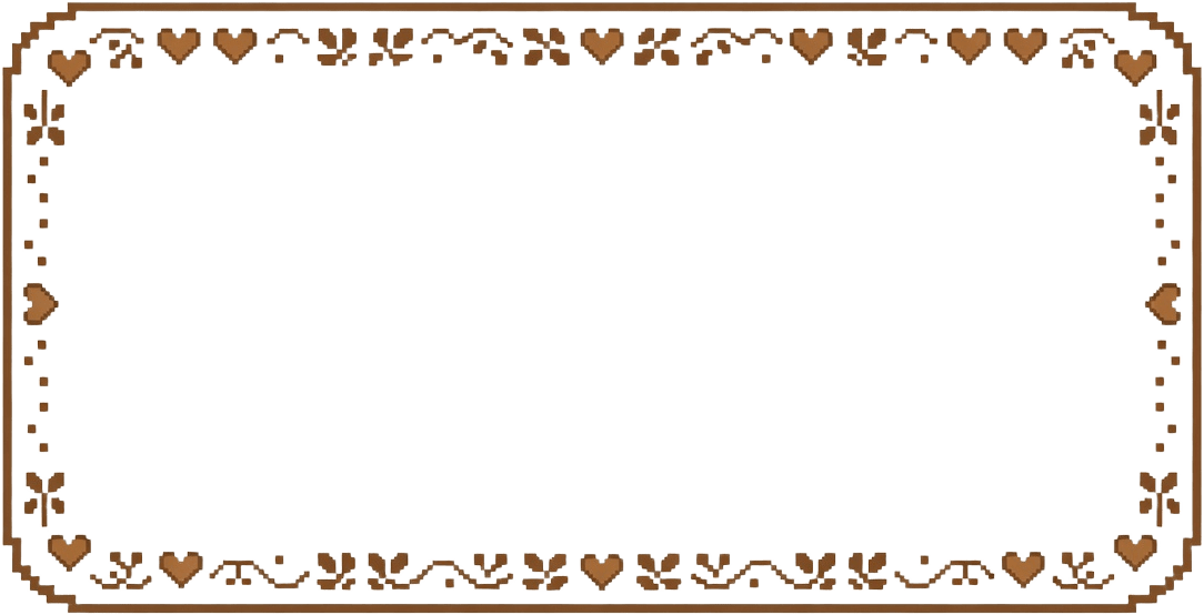 Cozy Button Frame Border Only