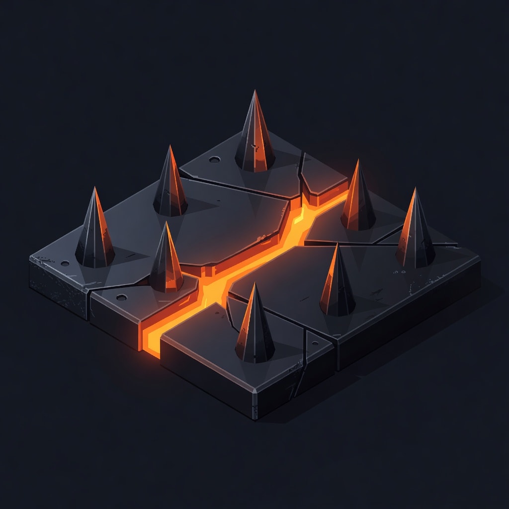 Hazard Tile - Lava Spike