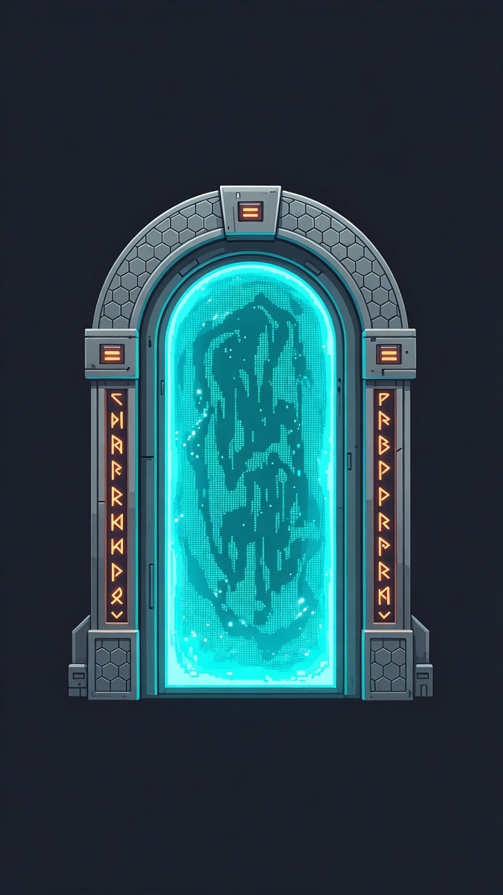 Door Portal - Arched Energy Gate
