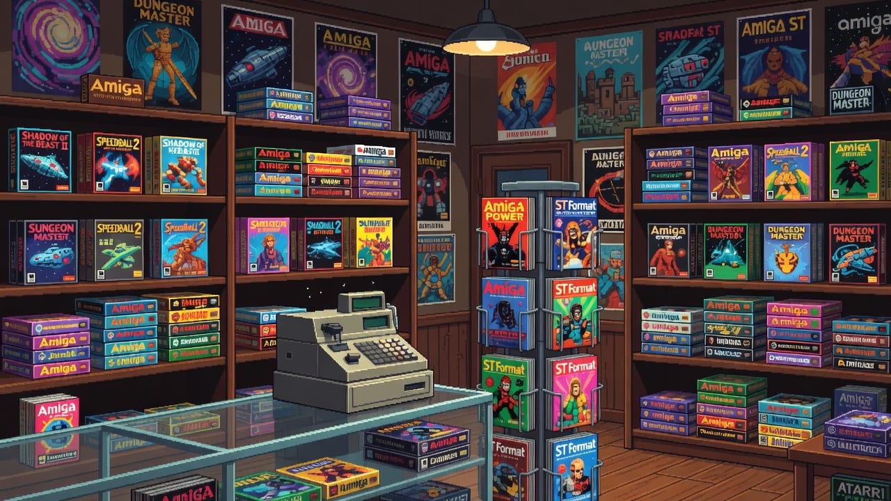 Computer Shop Background