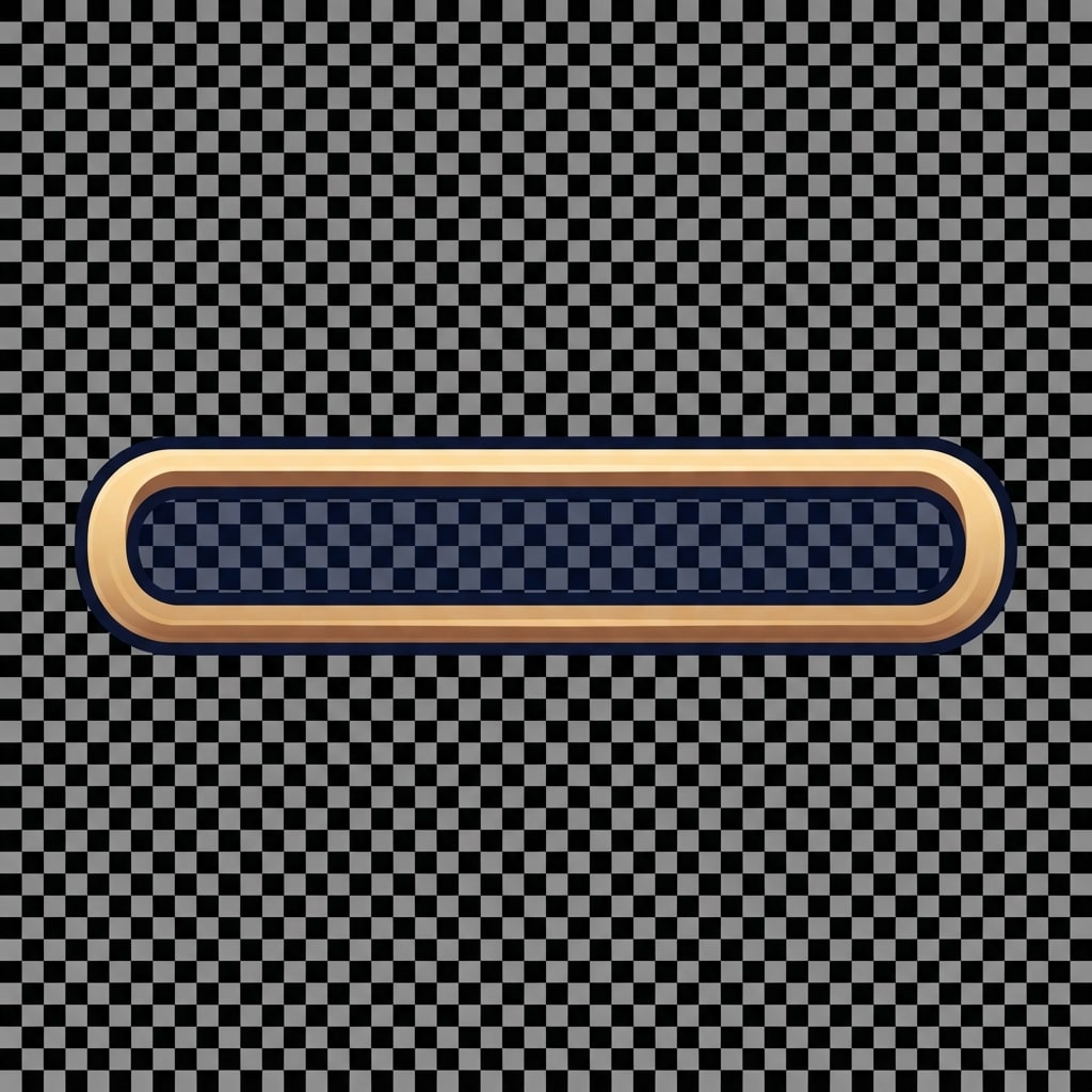 Image: Single blank HUD vitals bar TRACK only, Style B: l