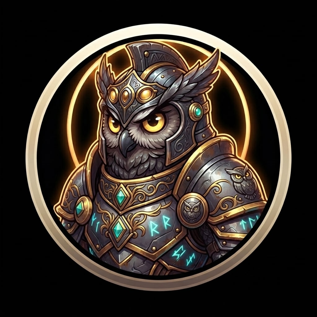 Image: Codex prop icon on pure black void. Circular spinn