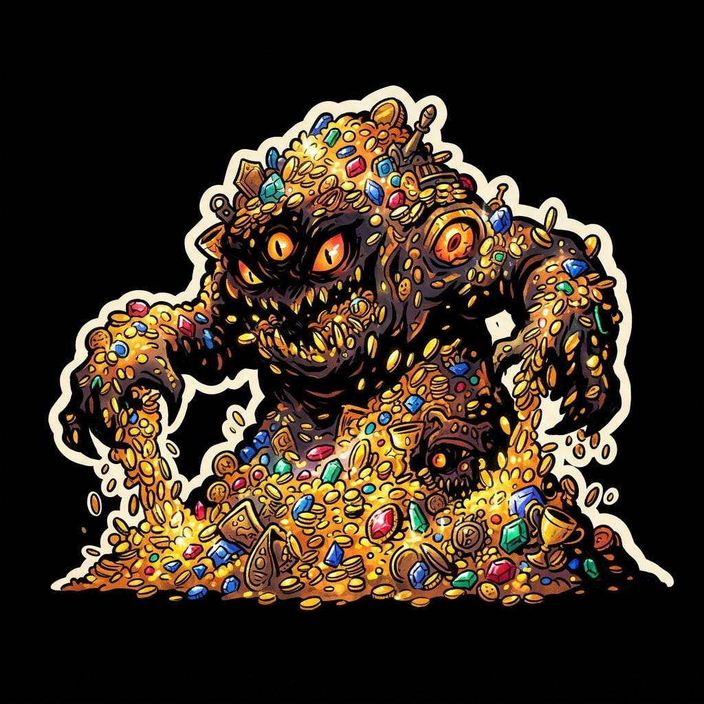 Image: Treasure Trovers Codex Style B enemy PURE BLACK vo