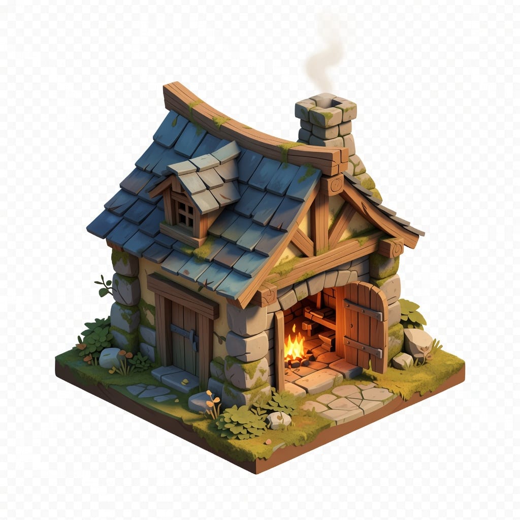 Single Craft Building, Vale Illustration