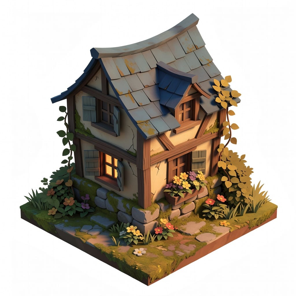 Single Residential Building, Vale Illustration