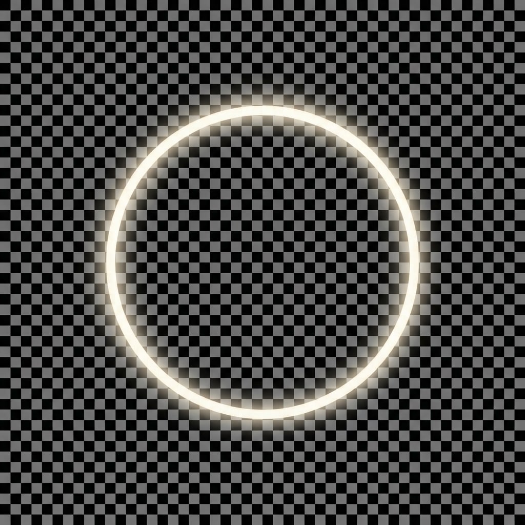 Image: Game VFX soft stamp only: thin additive soft ring