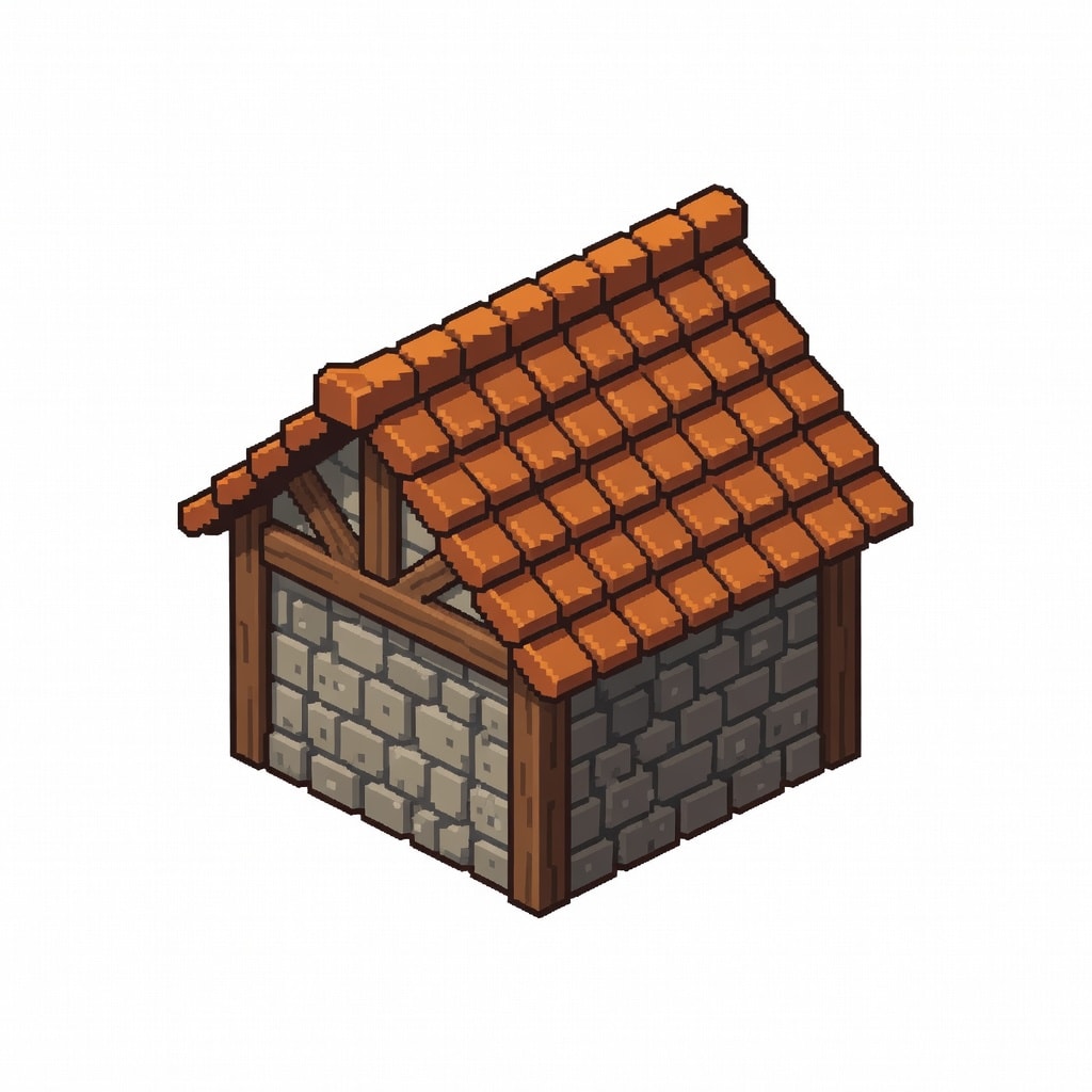 Fantasy Cottage 2 Orange Roof