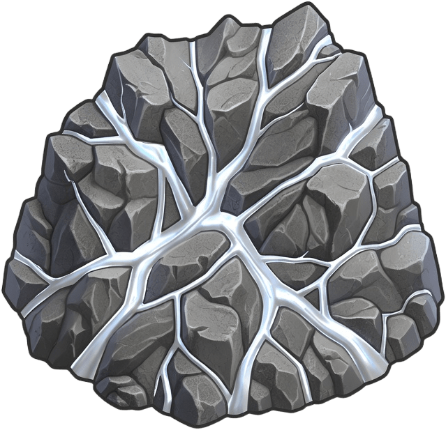 Ironhold Rock Pale Silver