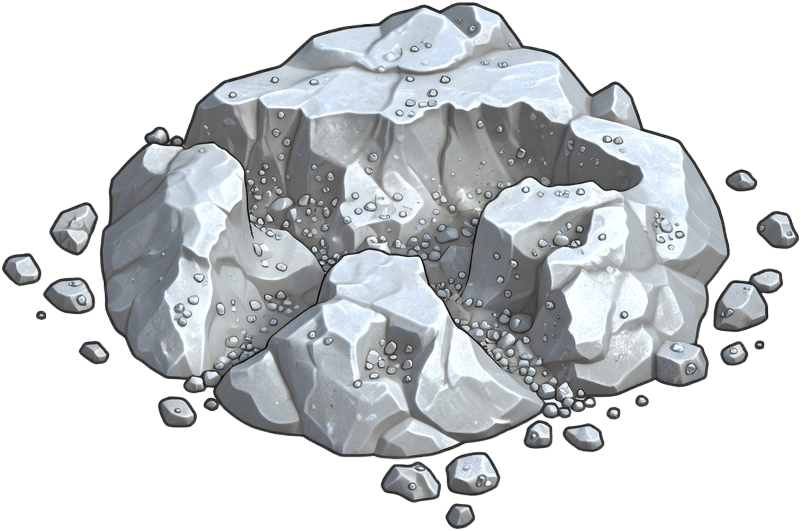 Ironhold Rock Pale Silver Depleted