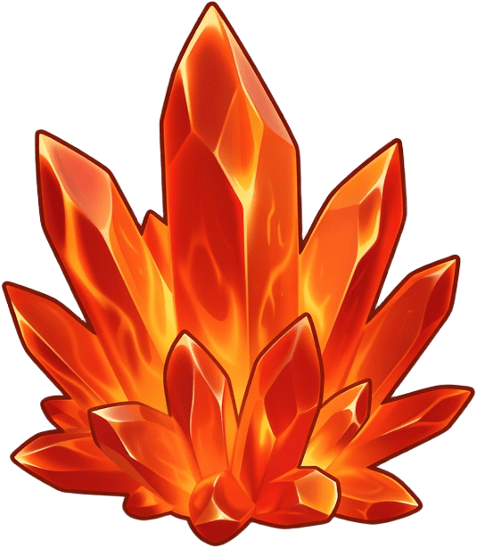 Ironhold Crystal Magma Orange