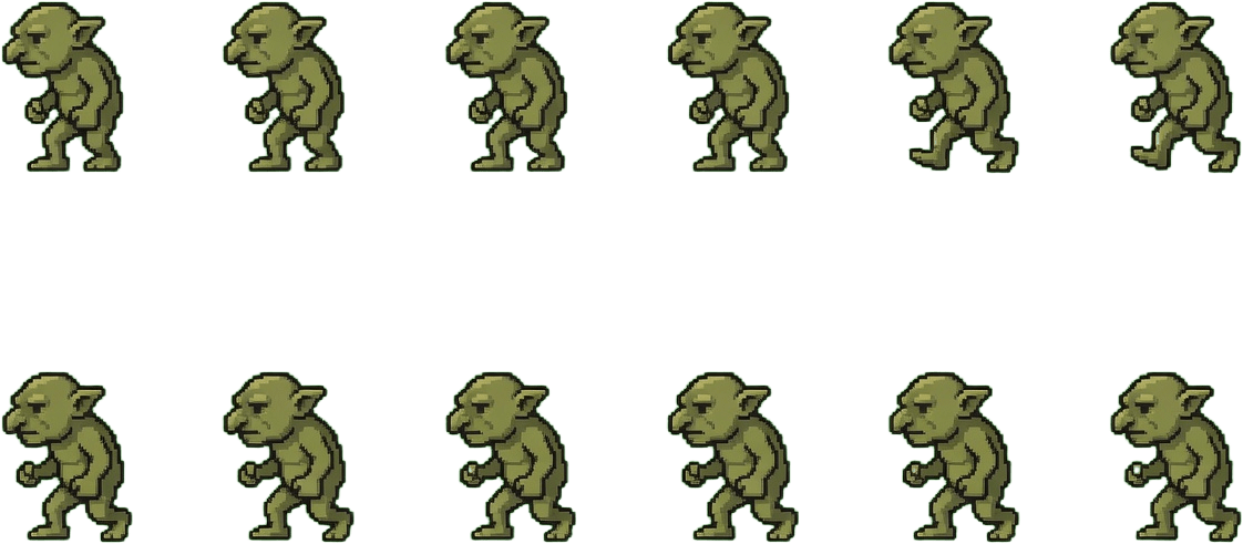 Cave Goblin Sprite Sheet (1 / 2)