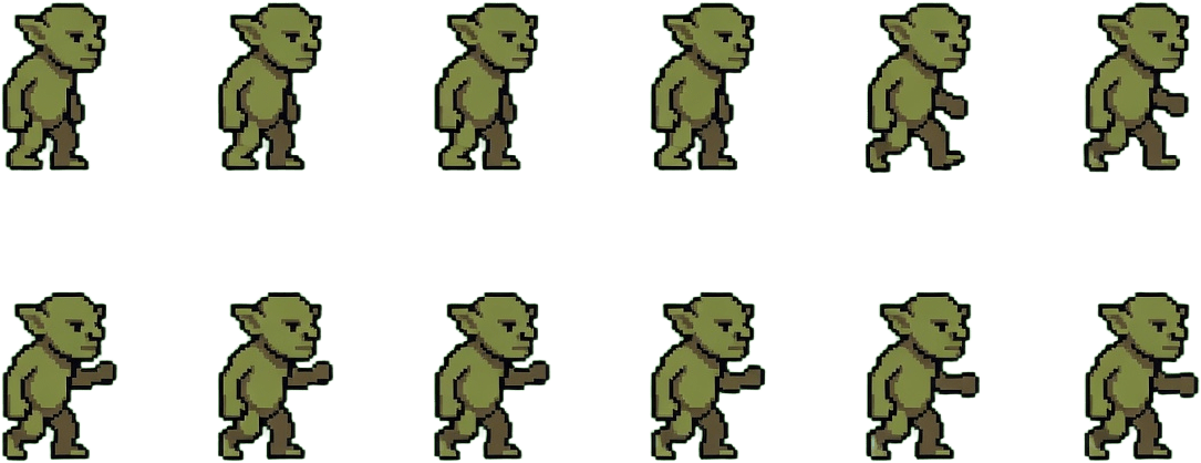 Cave Goblin Sprite Sheet (2 / 2)