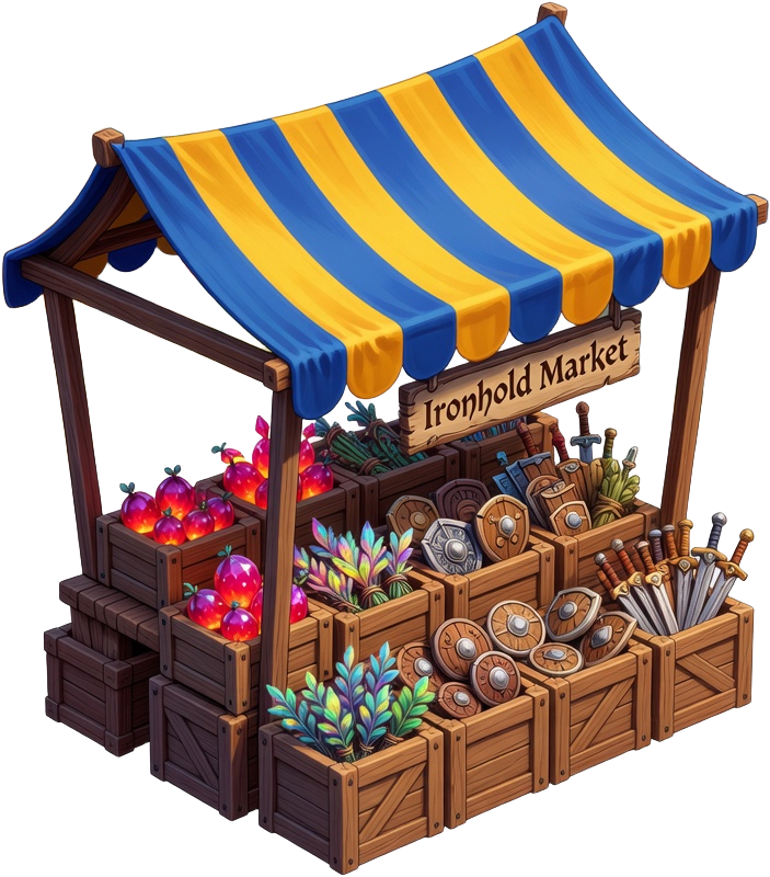 Ironhold Town Market Stall