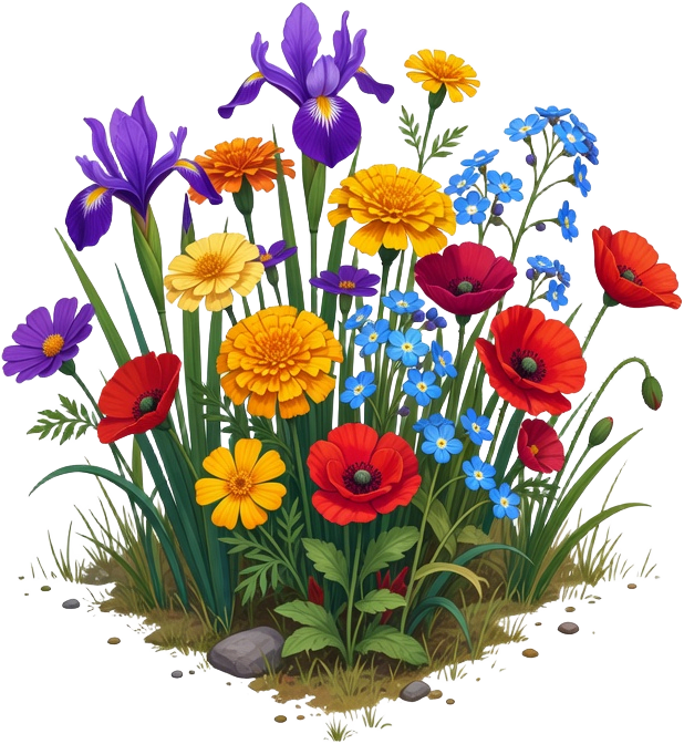 Ironhold Clutter Wildflowers