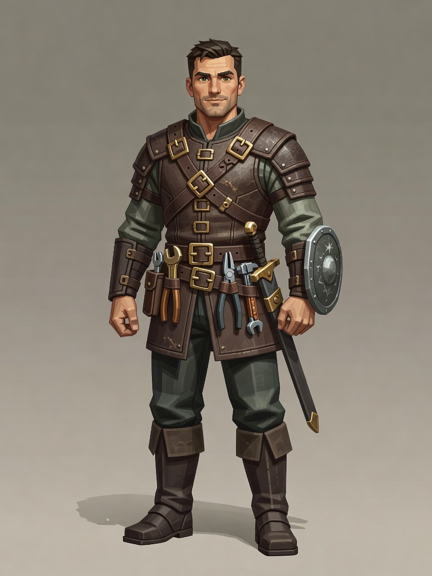 Alexey Medieval Adventurer Character Reference