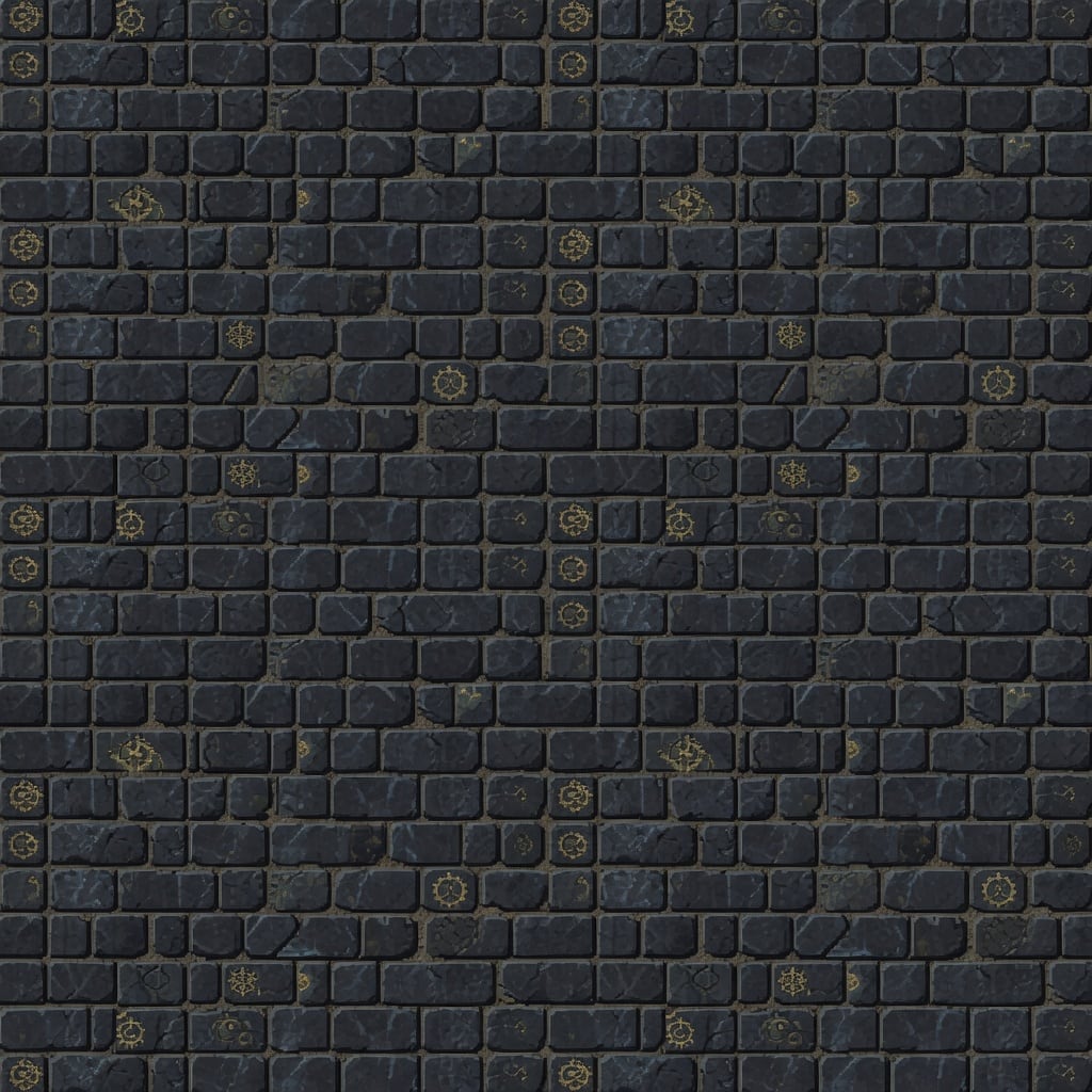 Clockwork Dungeon Stone Tile Texture
