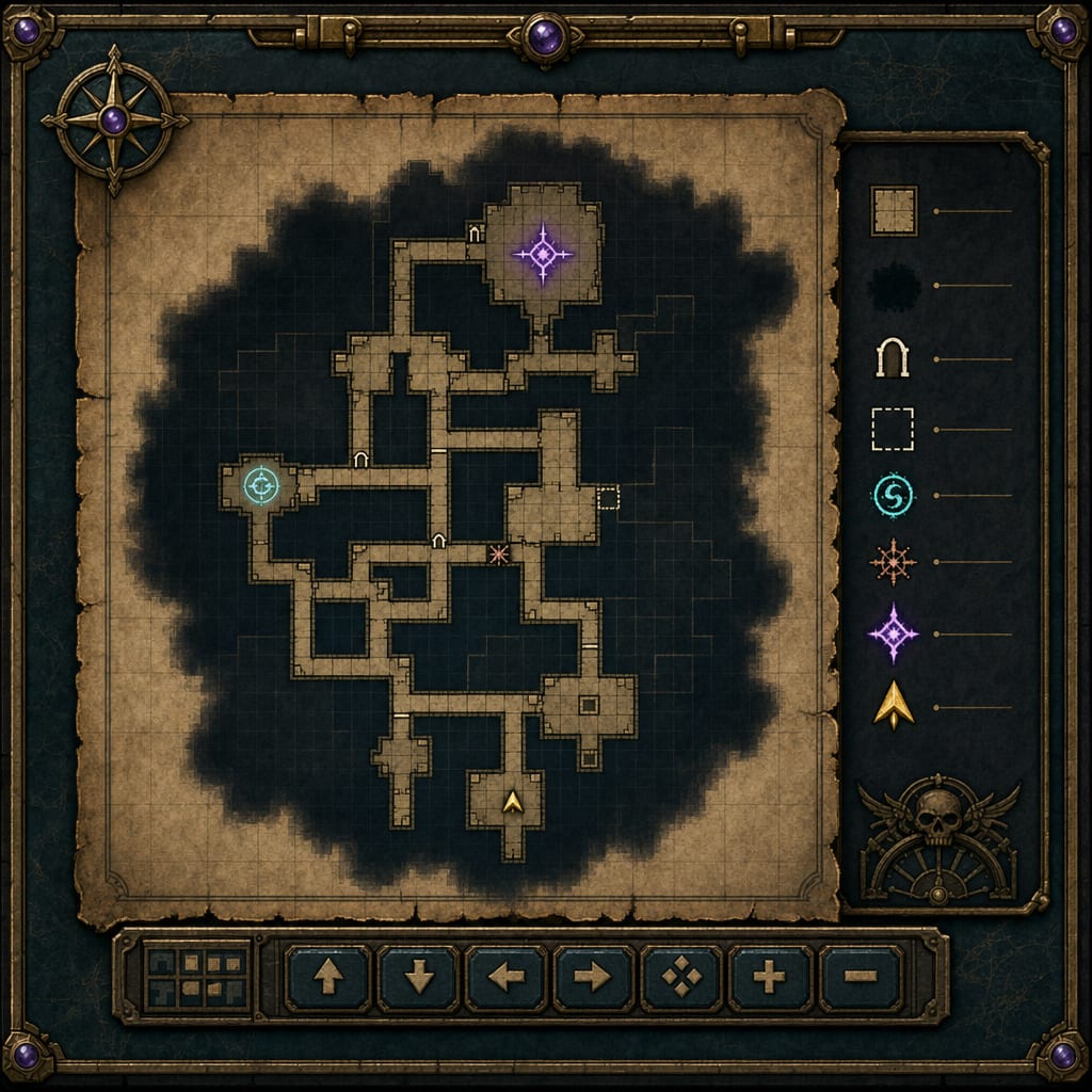 Automap and Save Point Map Interface