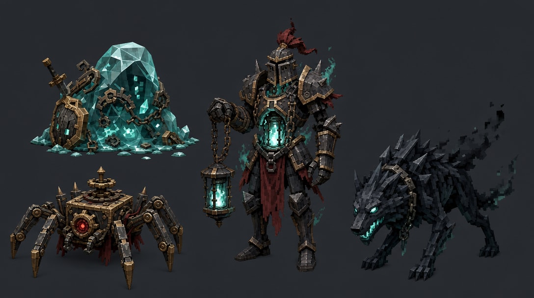 Clockwork Dungeon Enemy Bestiary