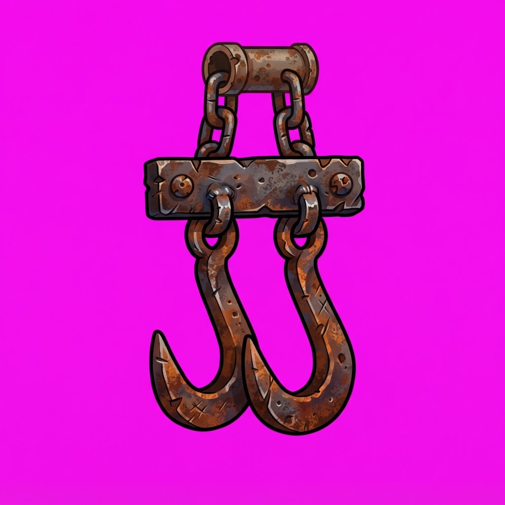 Image: Side-view 2D platformer prop, single subject only,
