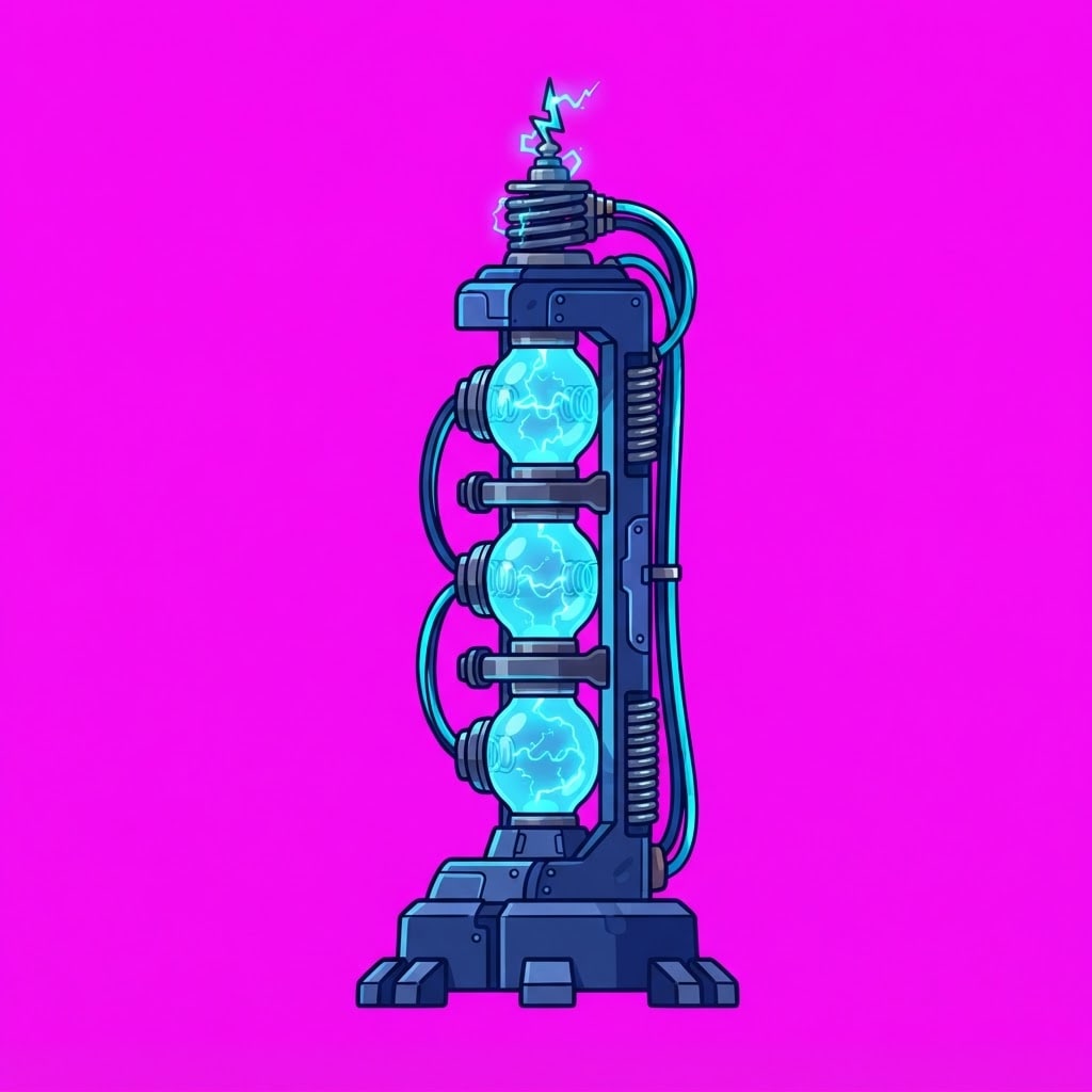 Image: Side-view 2D platformer prop, single subject only,