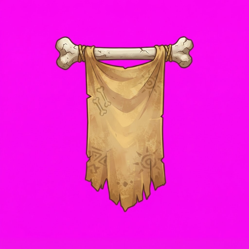 Image: Side-view 2D platformer prop, single subject only,