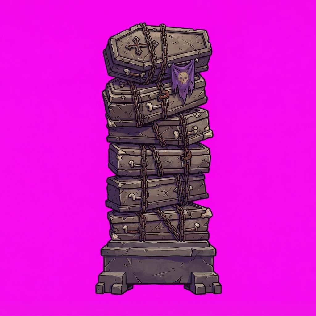 Image: Side-view 2D platformer prop, single subject only,