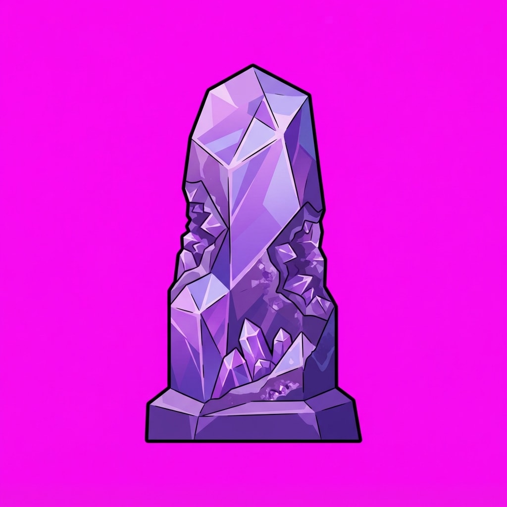 Image: Side-view 2D platformer prop, single subject only,
