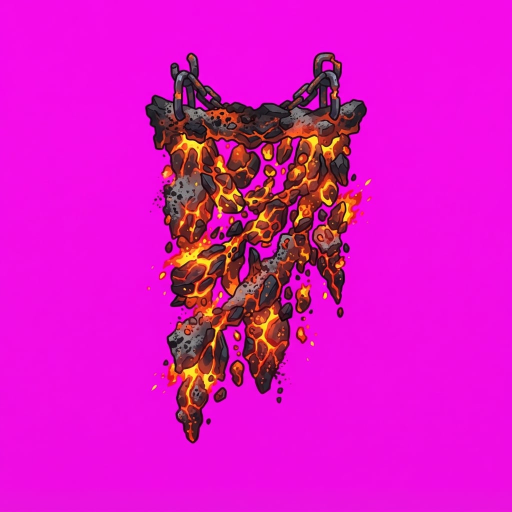 Image: Side-view 2D platformer prop, single subject only,