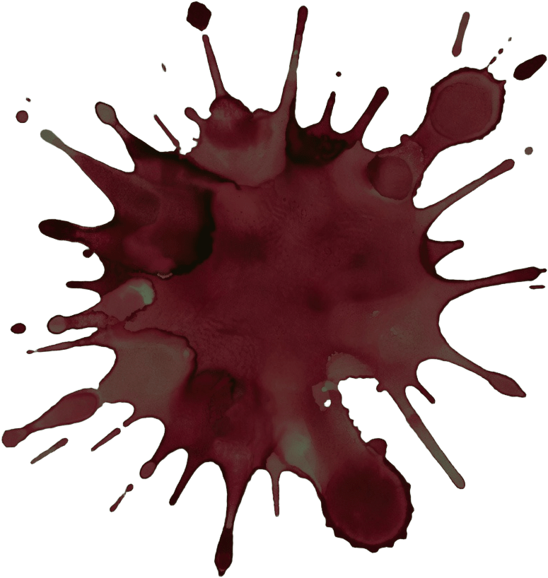 Burgundy Ink Leak Decal (2 / 2)