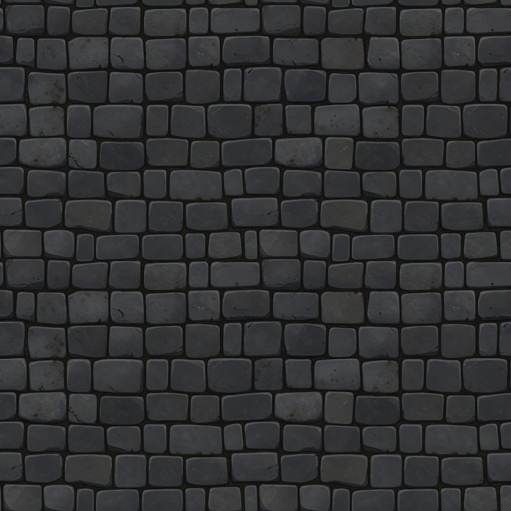 Dark Cobblestone Ground Texture