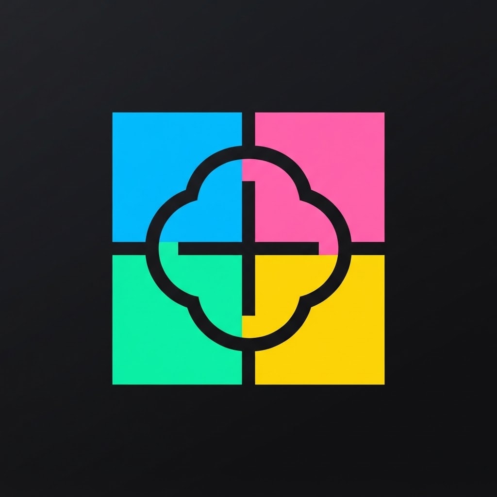 Image: Mobile game app icon, full bleed square filling th