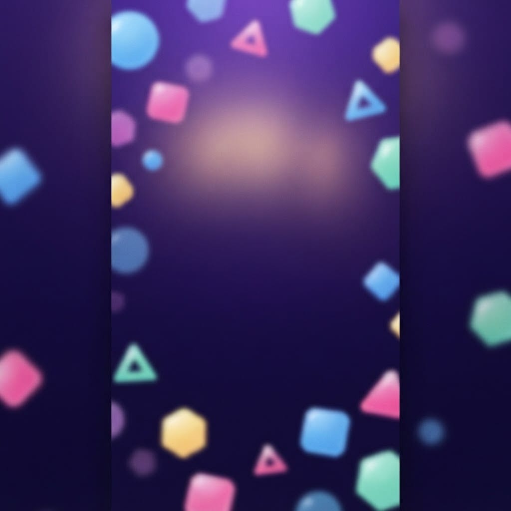 Image: Vertical portrait mobile game menu background, 9:1