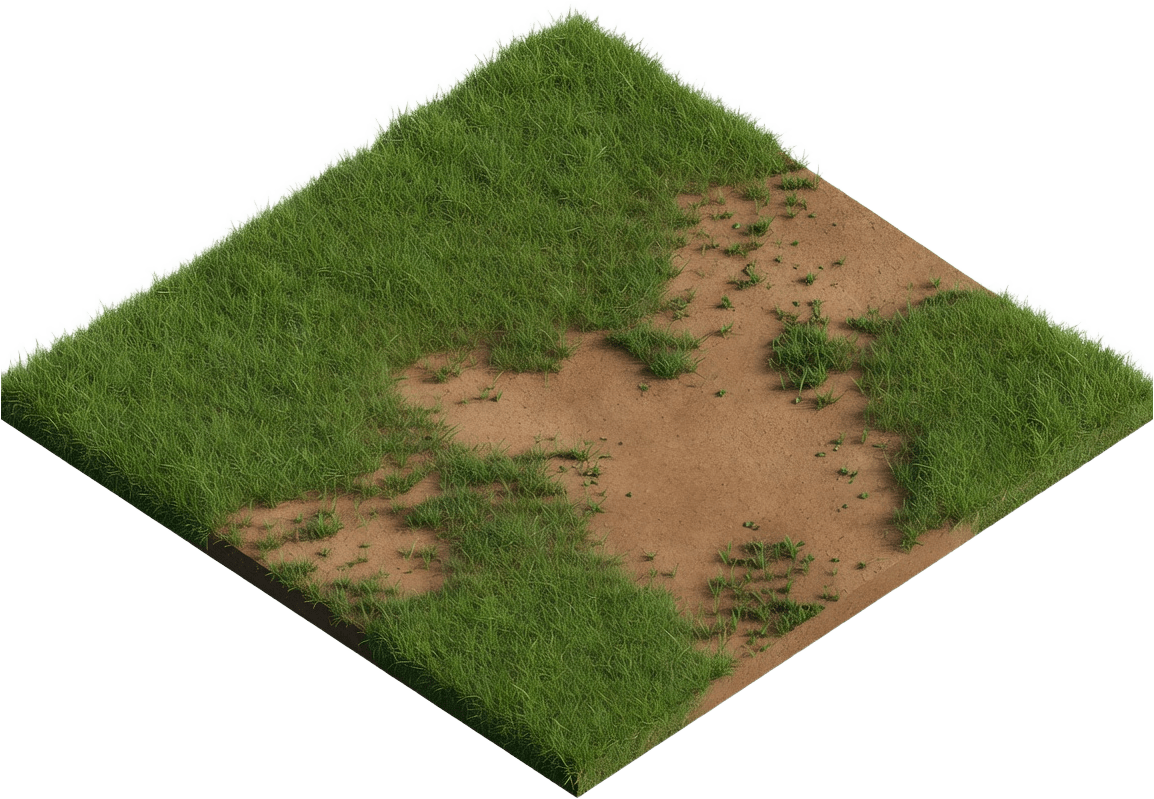 Ironhold Ground Grass to Dirt Transition (4 / 4)