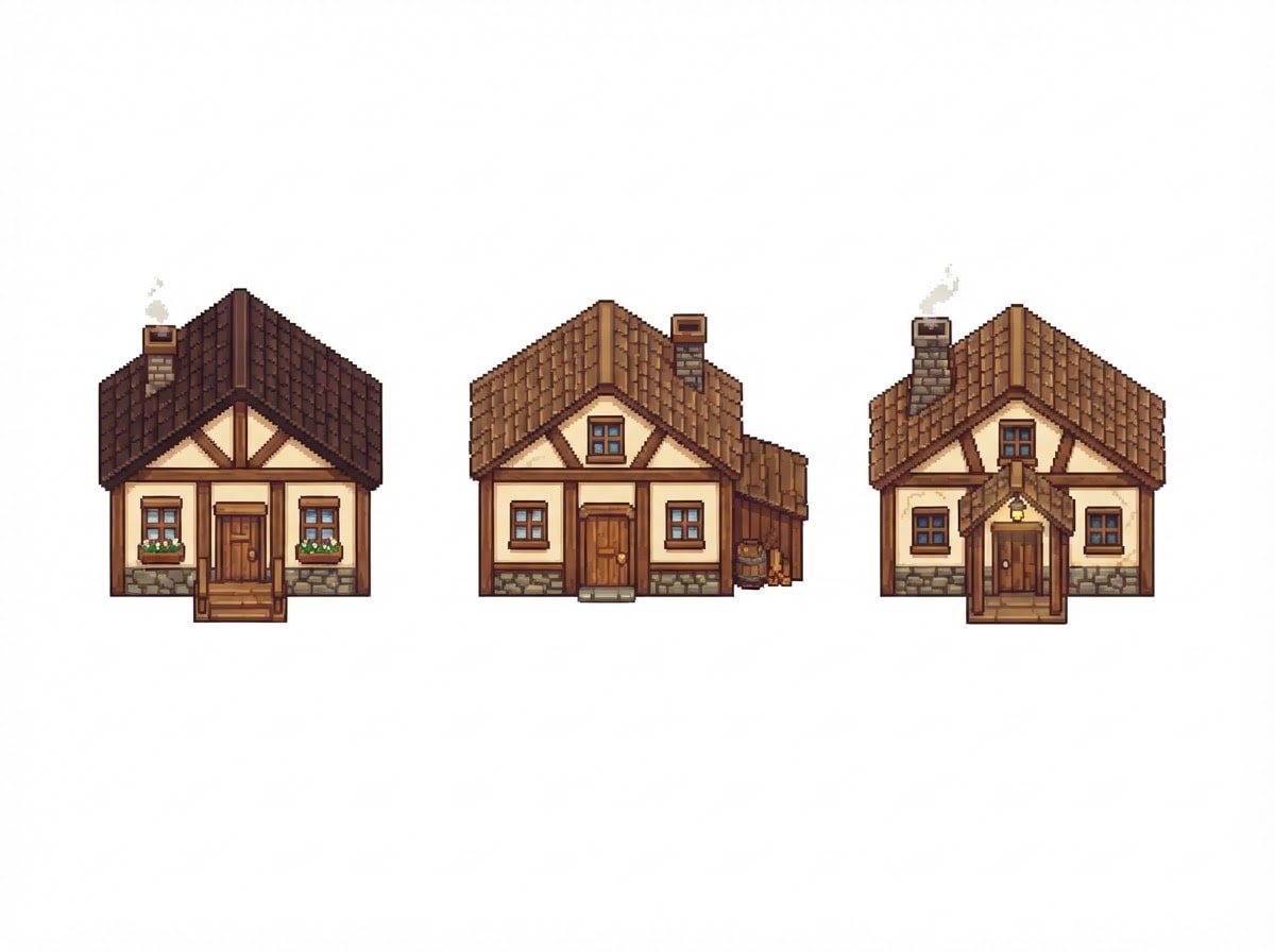 Village Buildings Set