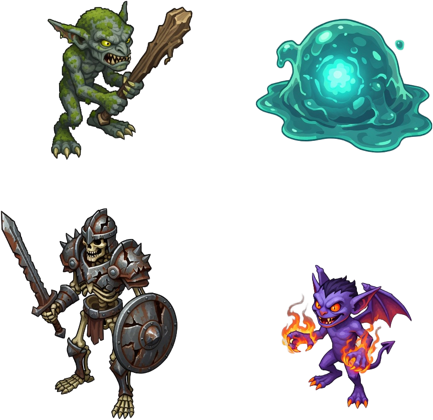 Summonable Monster Sprite Sheet