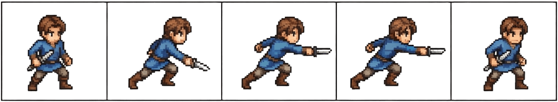 Dagger Stab Sprite Sheet