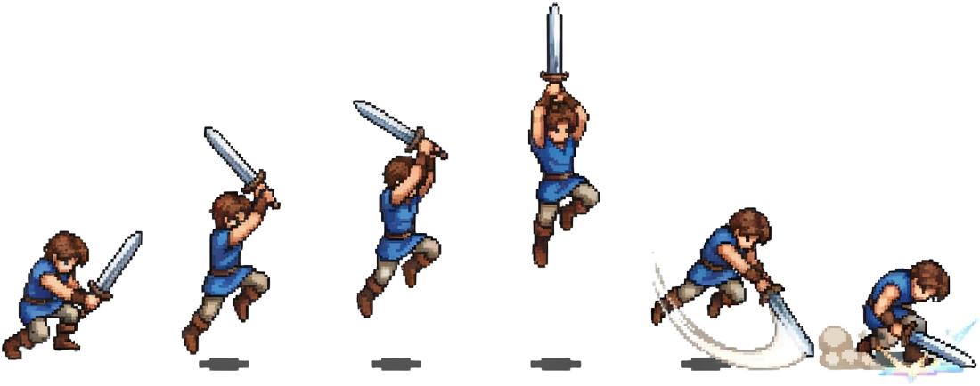 Jump Slash Sprite Sheet