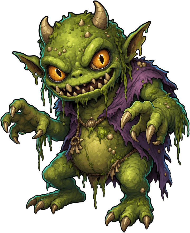 Swamp Monster 2D Sprite