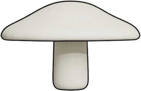 Mushroom Broad Flat Cap